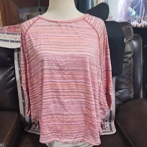 Alternative Women's Pink Striped Blouse